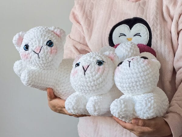 Adorable Handmade Crochet Cat Plushie – Perfect Gift for Cat Lovers - Image 6