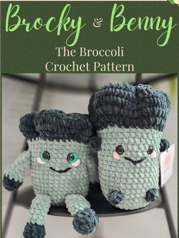 Brocky & Benny Broccoli Buddies Crochet Pattern - Amigurumi PDF for Beginners and Kids, Easy Crochet Toy Pattern Guide