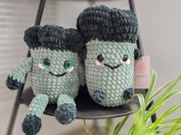 Brocky and Benny Broccoli Buddies Plushie | Soft Stuffed Toys for Kids | Cuddly Vegetable Friends & Gifts