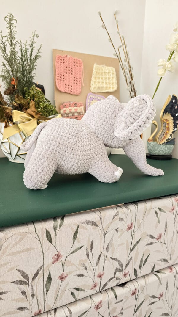 Elephant Plushie Olly Standing Soft Cuddly Toy Baby Nursery Decor Gift for Kids - Image 5