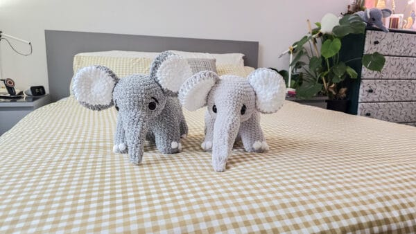 Elephant Plushie Olly Standing Soft Cuddly Toy Baby Nursery Decor Gift for Kids - Image 11