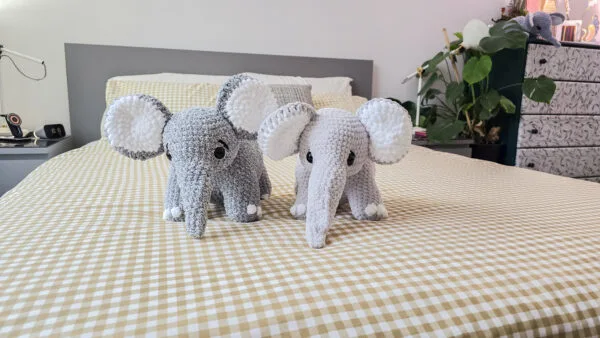 Elephant Plushie Olly Standing Soft Cuddly Toy Baby Nursery Decor Gift for Kids - Image 11