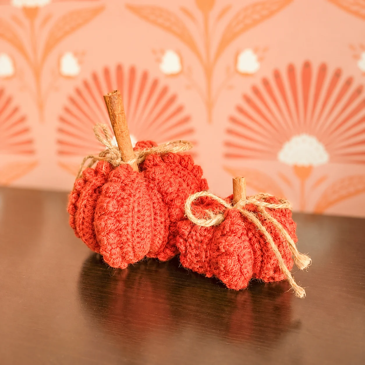 Crochet Pumpkin: Handmade Fall Decor - Thanksgiving Halloween Ornament - Image 12