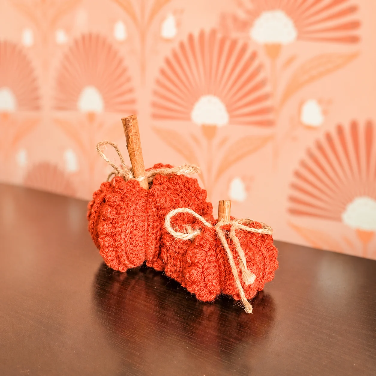 Crochet Pumpkin: Handmade Fall Decor - Thanksgiving Halloween Ornament - Image 17