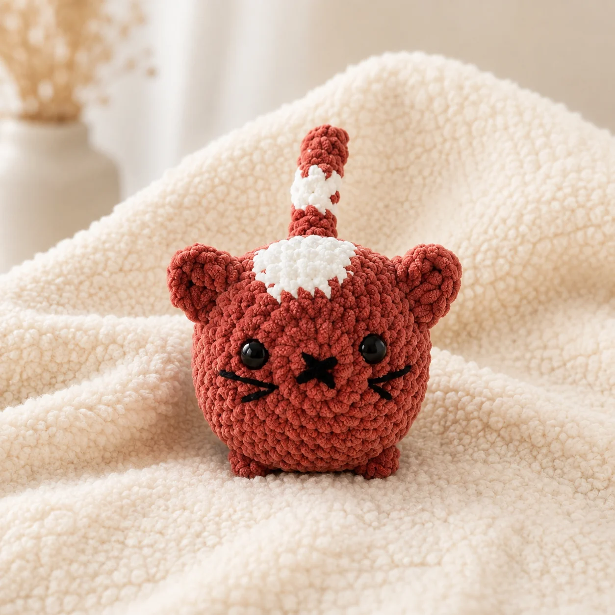 Crochet Loaf Cat Plushie: Handmade Amigurumi - Image 5